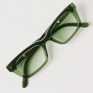 Machete Ruby Sunglasses in Green Acetate